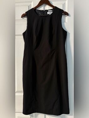 Sale‼️ Calvin Klein Black Sleeveless Midi Sheath Dress